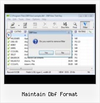 Conversion Xls En Dbf maintain dbf format