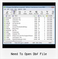 Open Dbf From Excel need to open dbf file