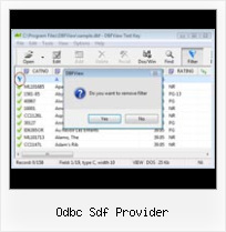Program Oppna Dbf Filer odbc sdf provider
