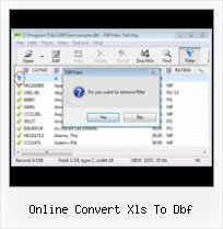 Dbf Foxpro Files online convert xls to dbf