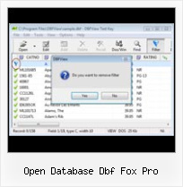 Dbase 4 Editor open database dbf fox pro