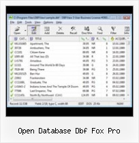 From Dbf To Excel open database dbf fox pro