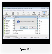 How See Dbf open dbk