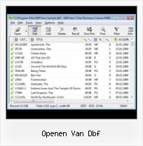 Open Default Extension Dbf openen van dbf