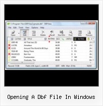 Getoledb Dbf File Name opening a dbf file in windows