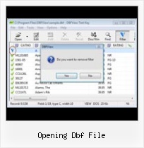 From Dbf To Excel opening dbf file