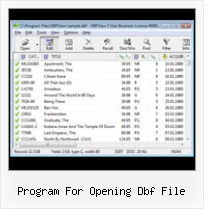 How To Change Heading In Dbf program for opening dbf file
