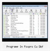 Open A Dbf programe in foxpro cu dbf