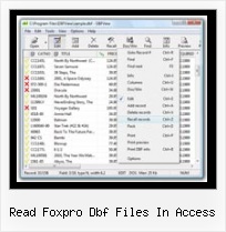Software For Dbf File read foxpro dbf files in access