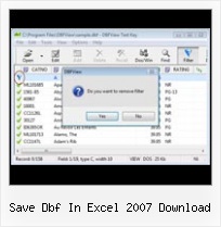 Kowerter Excel Dbf save dbf in excel 2007 download