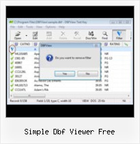 Excel Export Dbf simple dbf viewer free