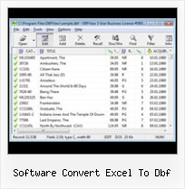 What Can Open Dbf software convert excel to dbf