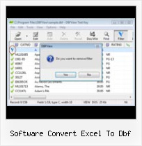 Dbf Em Xls software convert excel to dbf