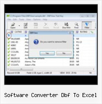 Save Xlsx As Dbf software converter dbf to excel