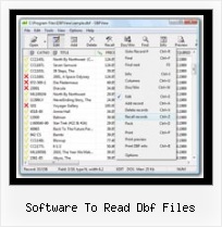 Export Dbf Files To Cvs software to read dbf files