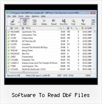 Open Large Dbf software to read dbf files