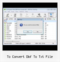 How To Detect Dbf File Version to convert dbf to txt file