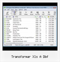 Open Dbf Excel transformar xls a dbf