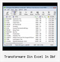 Find Converter Xls To Dbf transformare din excel in dbf
