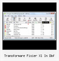 Dbf Export To Dbf transformare fisier xl in dbf