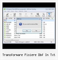 Export Data From Dbf To Csv transformare fisiere dbf in txt