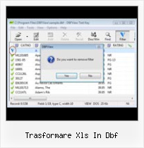 Fox Reader Dbf trasformare xls in dbf