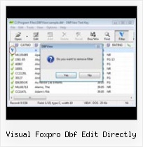 How Do Open Dbf Files visual foxpro dbf edit directly