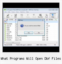Dbf Format Reader what programs will open dbf files