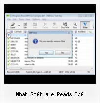 Dbf File Edit what software reads dbf