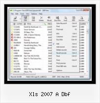 Open Dbf Files Software xls 2007 a dbf