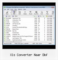Editar Dbf xls converter naar dbf