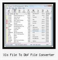 Dbf Windows xls file to dbf file converter