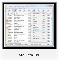 Maintain Dbf Format xls into dbf