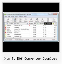 Visual Foxpro Dbf xls to dbf converter download