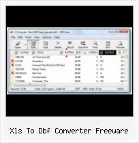 Dbf To Excel Convert xls to dbf converter freeware