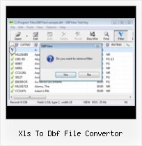 Excel Dbf Convert xls to dbf file convertor