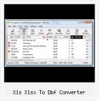 Dbf Filoe xls xlsx to dbf converter