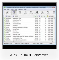 How Open Dbf Files xlsx to dbf4 converter