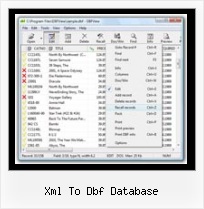 Free Dbf Convert Excel xml to dbf database
