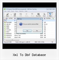 Txt Dbf xml to dbf database