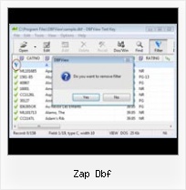 How To Edit Dbf Files zap dbf